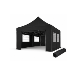 Faltpavillon | schwarz  3 m x 6 m