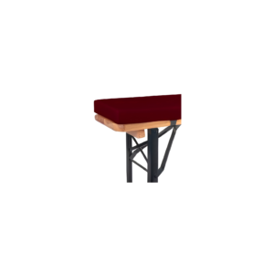 Bierbanksitzauflage | weinrot