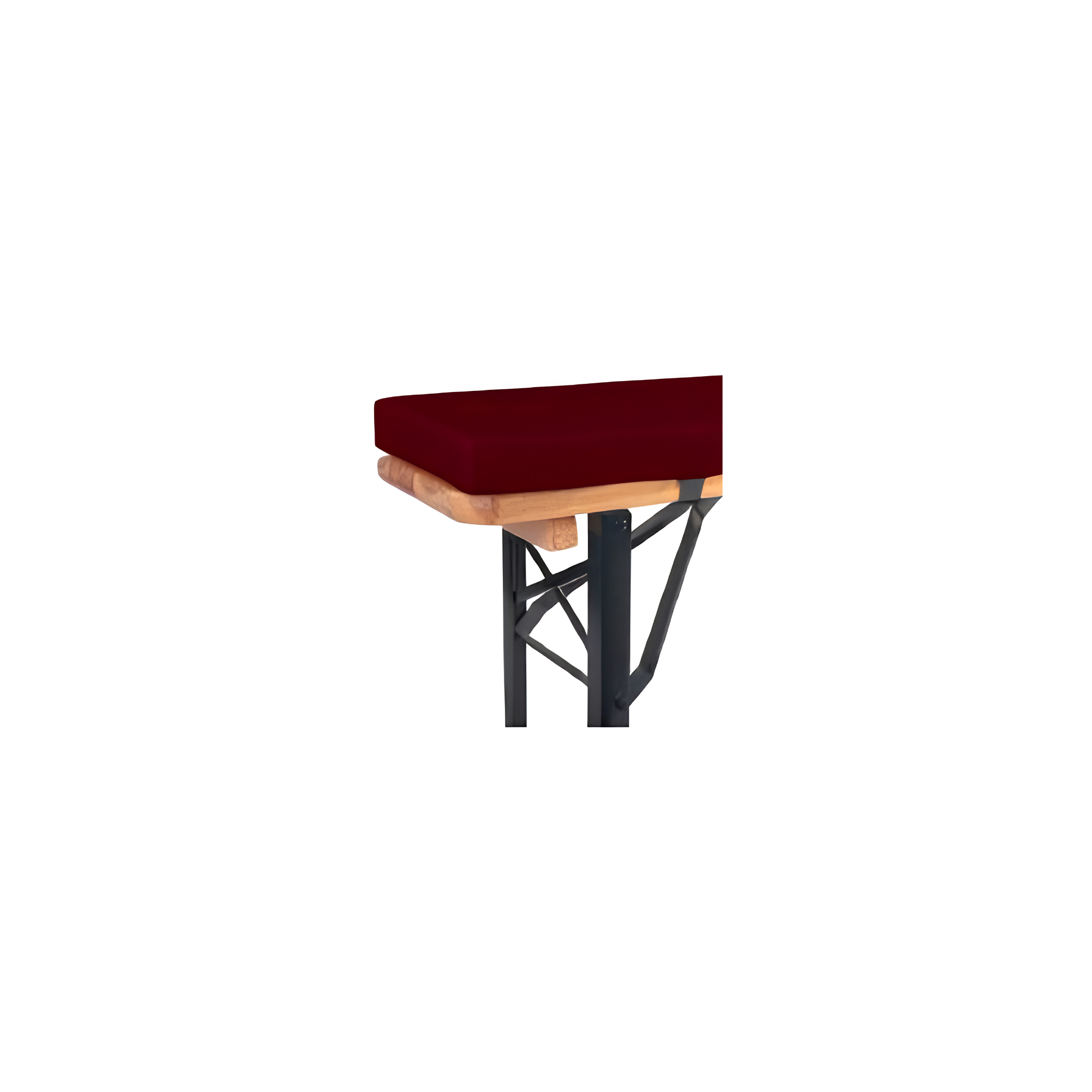 Bierbanksitzauflage | weinrot